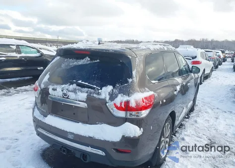 2015 Nissan Pathfinder Sl from USA, damaged, VIN 5N1AR2MM7FC689718